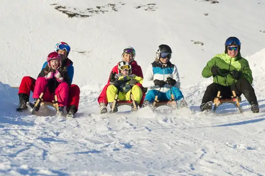 Rodelgaudi in der Wildkogel-Arena