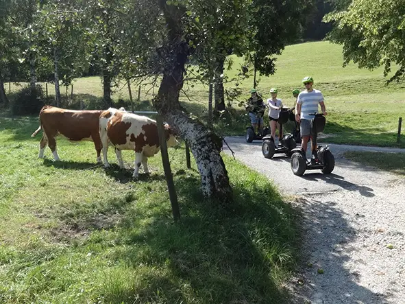 Mit dem Segway das Chiemsee-Alpenland erkunden