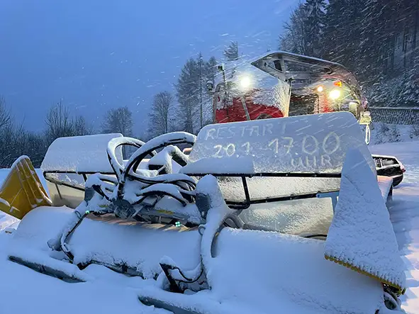 Der Winter ist zurück